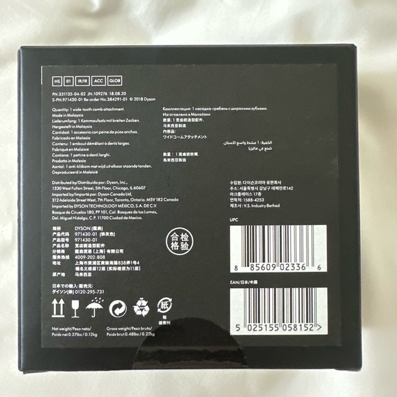 NEW Dyson air wrap wide tooth comb attachment - Picture 2 of 3